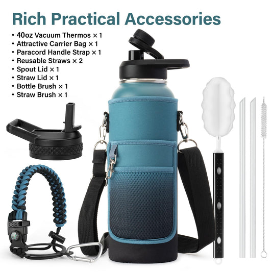 40oz vacuum insulated water bottle