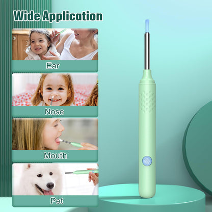 LMECHN wireless otoscope wide application for checking ear, nose, mouth, and pets