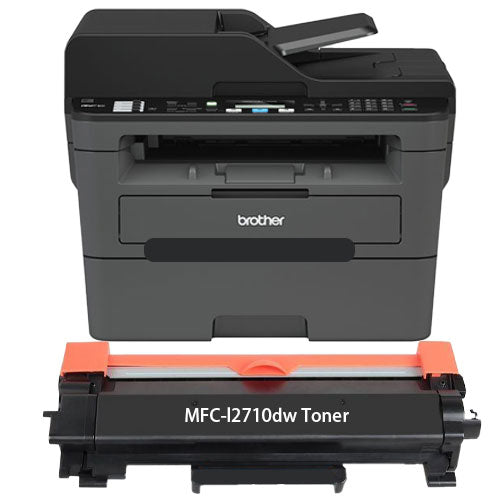 Brother MFC-L2710DW Printer Toner Cartridge, Black, Compatible, New