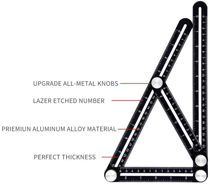 Multi Angle Measuring Ruler – MrDepot.ca