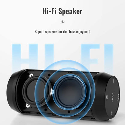 Portable Wireless Bluetooth Speaker with Microphone