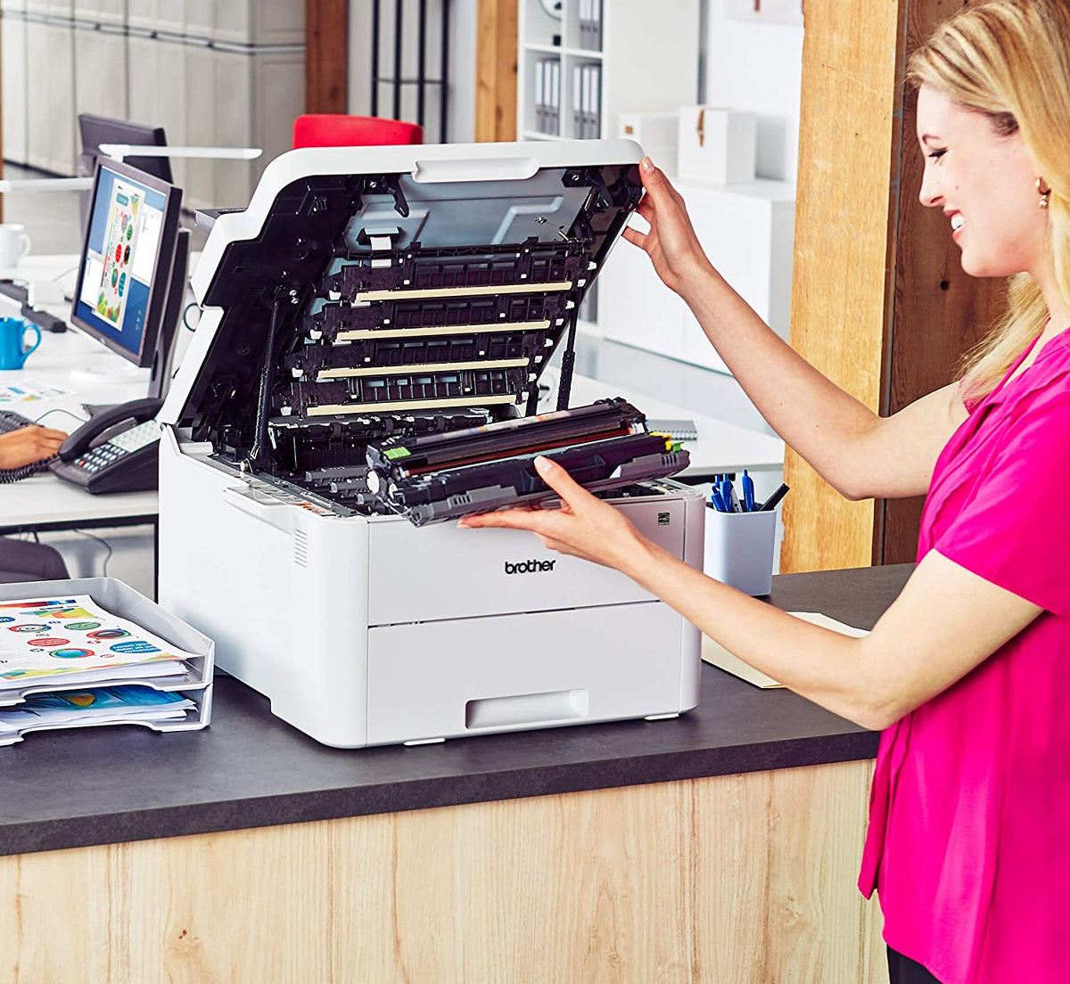 Brother HL-L3270CDW Compact Digital Color Printer with Wireless and Duplex Printing