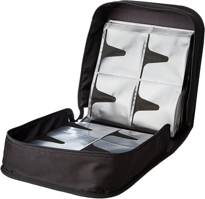 Nylon CD/DVD Carrying Case (128 Disc Holder Storage Capacity)