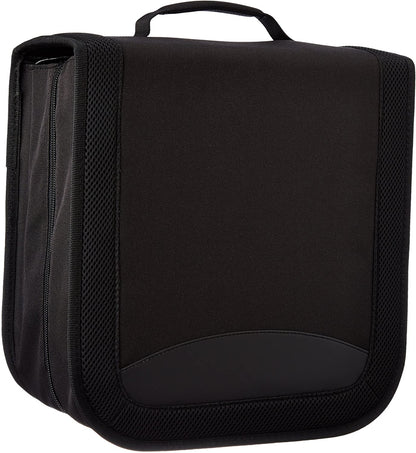 Nylon CD/DVD Carrying Case (128 Disc Holder Storage Capacity)