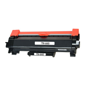 Brother TN660 Toner Cartridge, High Yield, Black, Compatible