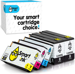 Canon PGI-1200XL Compatible Ink Cartridge Combo High Yield BK/C/M/Y
