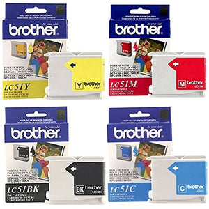 Brother LC51 Original Ink Cartridge Combo BK/C/M/Y