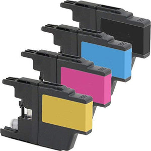 Brother LC75 Compatible Ink Cartridge Combo High Yield BK/C/M/Y