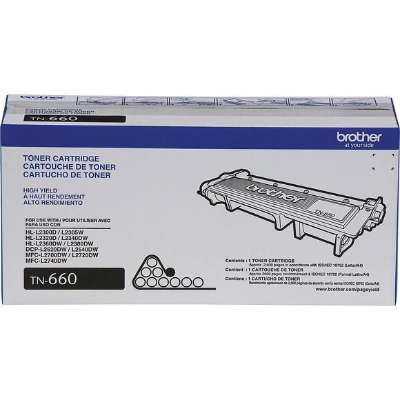 Brother TN660 Original High Yield Black Toner Cartridge